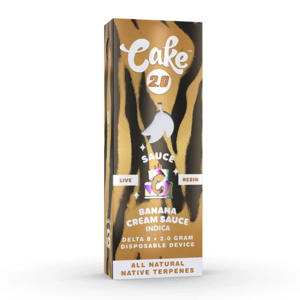 Cake Animal Sauce Delta 8 Disposable Banana Cream Sauce 2g