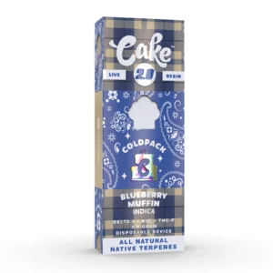 Cake Cold Pack Disposable Blueberry Muffin 2g