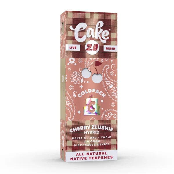 Cake Cold Pack Disposable Cherry Zlushie 2g