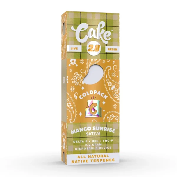 Cake Cold Pack Disposable Mango Sunrise 2g