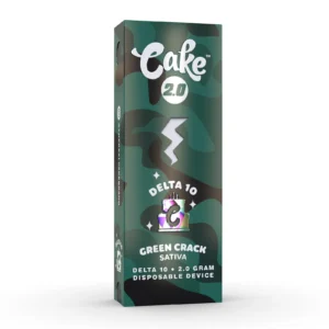 Cake Delta 10 Disposable Green Crack 2g