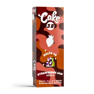 Cake Delta 10 Disposable Strawberry Jam 3g
