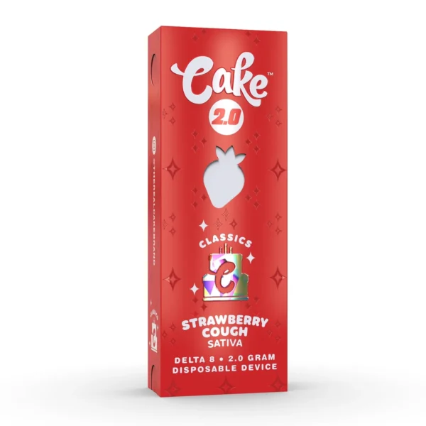 Cake Delta 8 Disposable Strawberry Cough 2g