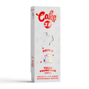 Cake Delta 8 Disposable Texas Pound Cake 3g